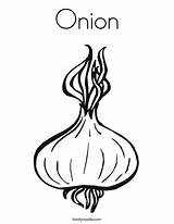 Onion Coloring Pages Drawing Twistynoodle Kids Vegetable Food Printable Template Print Favorites Login Add Draw Popular Noodle Twisty sketch template