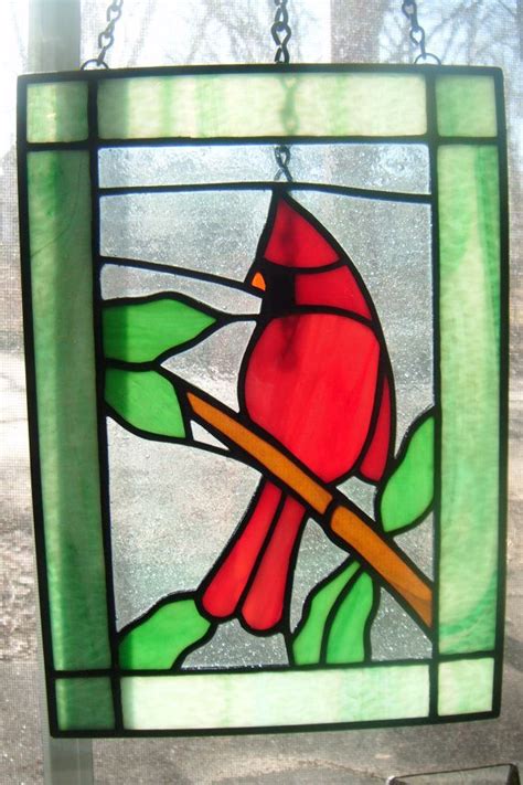 Red Cardinal Panel Framed In Beautiful By