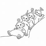 Teletubbies Coloring Pages Printable Books sketch template