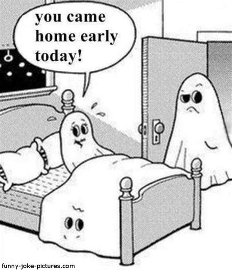 ghost sheet marital affair cartoon funny joke pictures