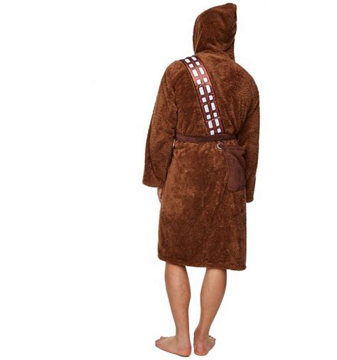 Men S Brown Fleece Chewbacca Star Wars Dressing Gown