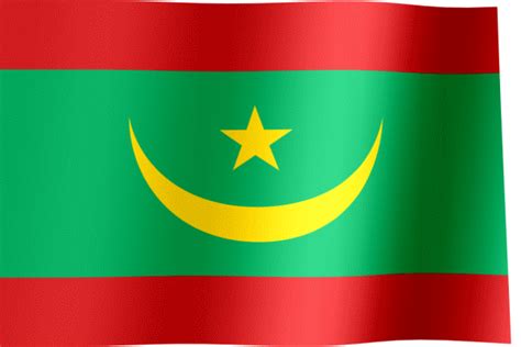 Flag Of Mauritania  All Waving Flags
