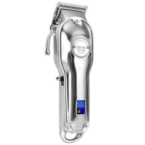 electric hair clippers  men quiet led display cordless rechargeable hair trimmers set
