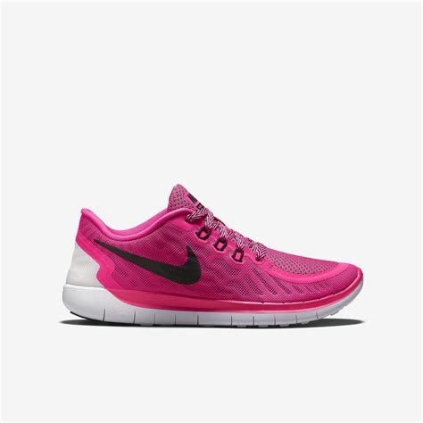 Nike Girls Free 5 0 Running Shoes Pink Pow Vivid Pink
