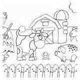 Farm Coloring Pages Activities Crafts Diy sketch template