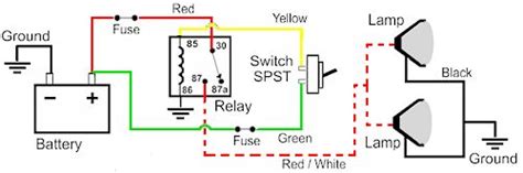 wiring diagram fog lights  relay herbalify