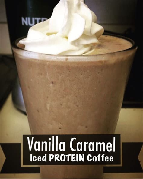 low calorie high protein vanilla caramel iced coffee skinny fat girl the skinny fat girl
