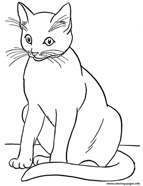 realistic cat cute coloring pages printable motherhood