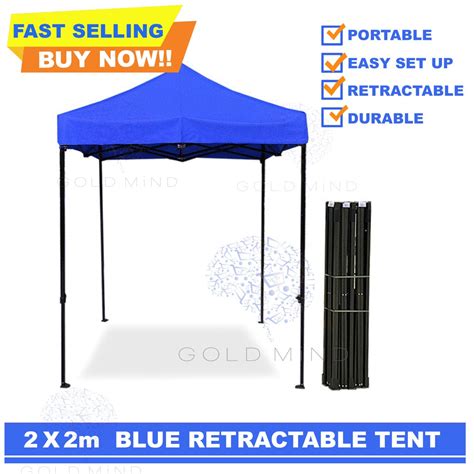 heavy duty tent lowest price  meter retractable tent adjustable height complete set shopee