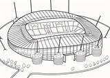 Manchester Stadium sketch template