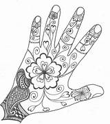 Hand Designs Coloring Mehndi Pages Henna Mandala Drawing Zentangles Outline Book Patterns Zentangle Drawings Flickr Adult Sun sketch template