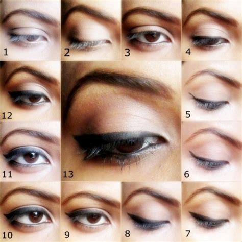 simple winged eyeliner step by step tutorial and fotd