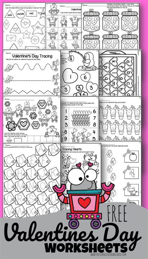 valentines day worksheets valentine worksheets kindergarten
