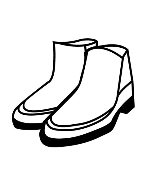 coloring pages shoes coloring home