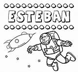 Esteban sketch template