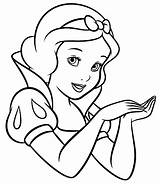 Disegno Princesa Principessa Colorear Disegnare Neve Personaggio Facili Branca Nieve Princesas sketch template
