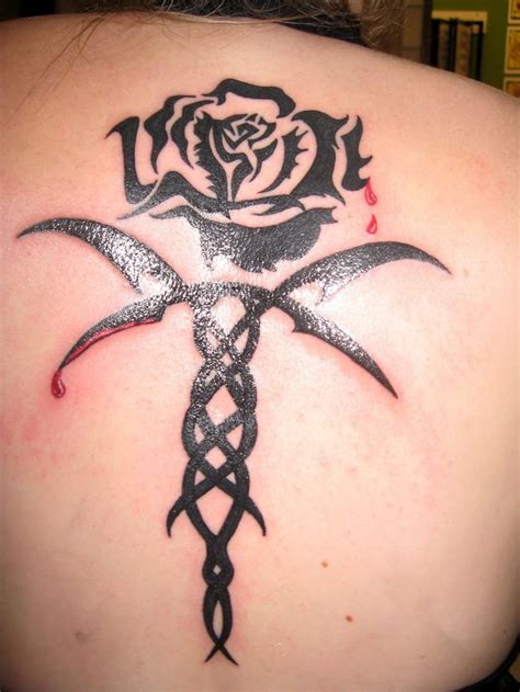 Tribal Rose Tattoo As A Unique Symbol Of Eternal Love