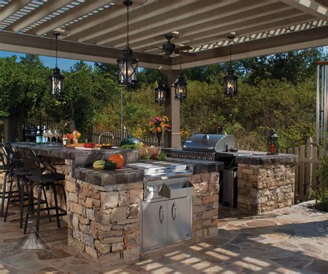 outdoor kitchen designing  perfect backyard cooking station