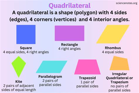 quadrilateral shapes  facts