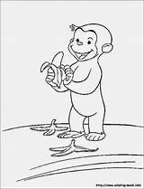 Pages Curious George Coloring Pbs Template sketch template