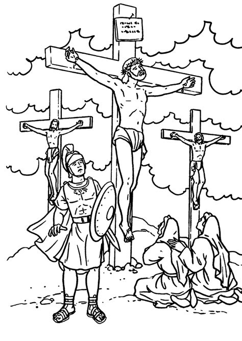 jesus   cross coloring pages printable  getcoloringscom