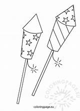 Fireworks Coloring Pages July 4th Sheets Printable Clipart Draw Firework Fourth Drawing Kids Star Easy Artifice Books Craft Patriotic Coloringpage sketch template