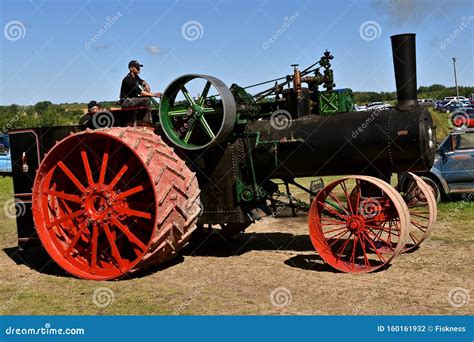 case  steam engine  road locomotive editorial photography image  farming tractor