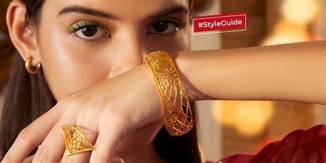 modern gold bangle designs  add   everyday  styleguide melorra