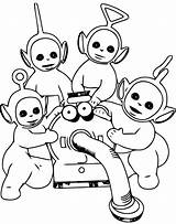 Dipsy Coloring Teletubbies Pages Getcolorings Super Po Getdrawings sketch template