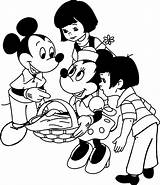 Mickey Mouse Coloring Pages Minnie Para Colorear Shhh Original Listen sketch template
