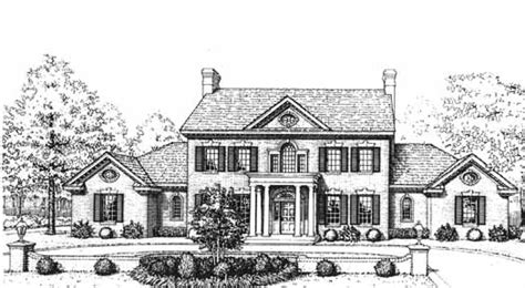 england colonial house plan  bedrooms  bath  sq ft plan   colonial house