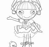 Lalaloopsy Coloring Pages Colouring Printable Library Clipart Cartoon sketch template