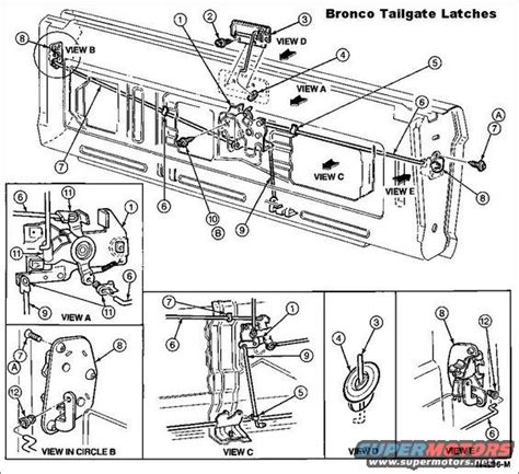 ford  tailgate parts diagram wiring diagram