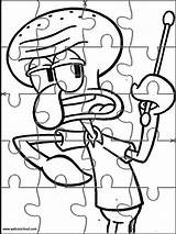 Spongebob Jigsaw sketch template