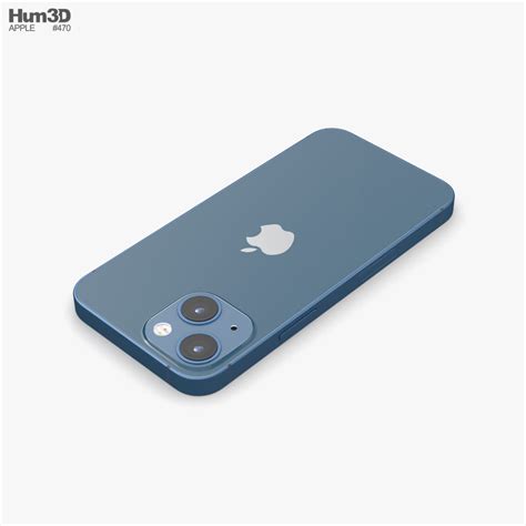 apple iphone  mini blue  modell elektronik  humd