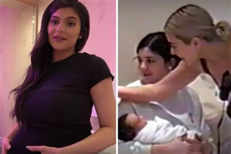 Kylie Jenner Reveals Intimate Video Of Herself Giving Birth Daily Star