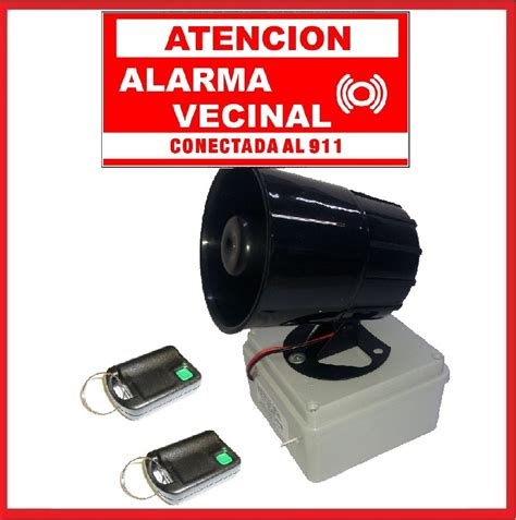 alarma sirena vecinal de panico barrial de largo alcance infinity