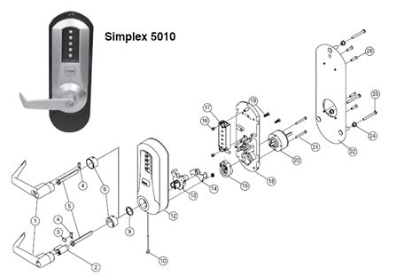 kaba simplex  series parts wiring diagram  fuse box