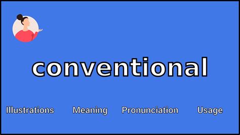 conventional meaning  pronunciation youtube