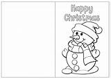 Printable Christmas Cards Blank Coloring Kids Romantic Printablee Coupon sketch template
