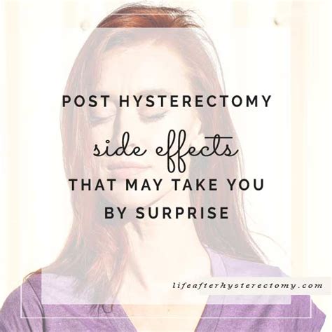 Side Effects Of Hysterectomy That May Take You By Surprise