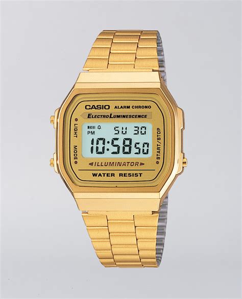 casio watches casio vintage digital stainless steel gold  ozmosis watches