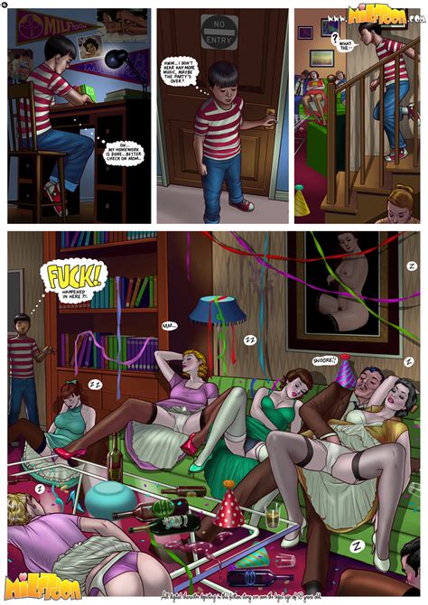 milftoon enjoy the party 1 [mother and son incest] comics manics