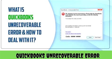 How To Fix Unrecoverable Error In Quickbooks Desktop