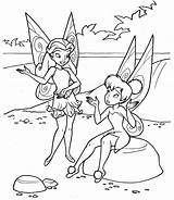 Coloring Tinkerbell Pages Friends Fairy Printable Imagixs Christmas Cartoon sketch template