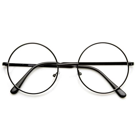 Vintage Lennon Inspired Clear Lens Round Glasses Zerouv