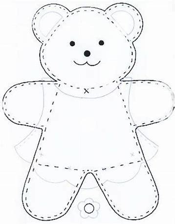image result  simple teddy bear pattern kuscheltiere selber naehen