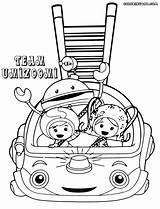 Umizoomi Coloring Team Pages Color Umicar Coloringway sketch template
