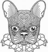 Coloring Pages Animals Printable Girls Zentangle Puppy Animal sketch template