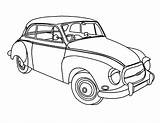 Coloring Pages Old Car Antique Oldsmobile Preschool Kids 1956 Cutlass Template sketch template